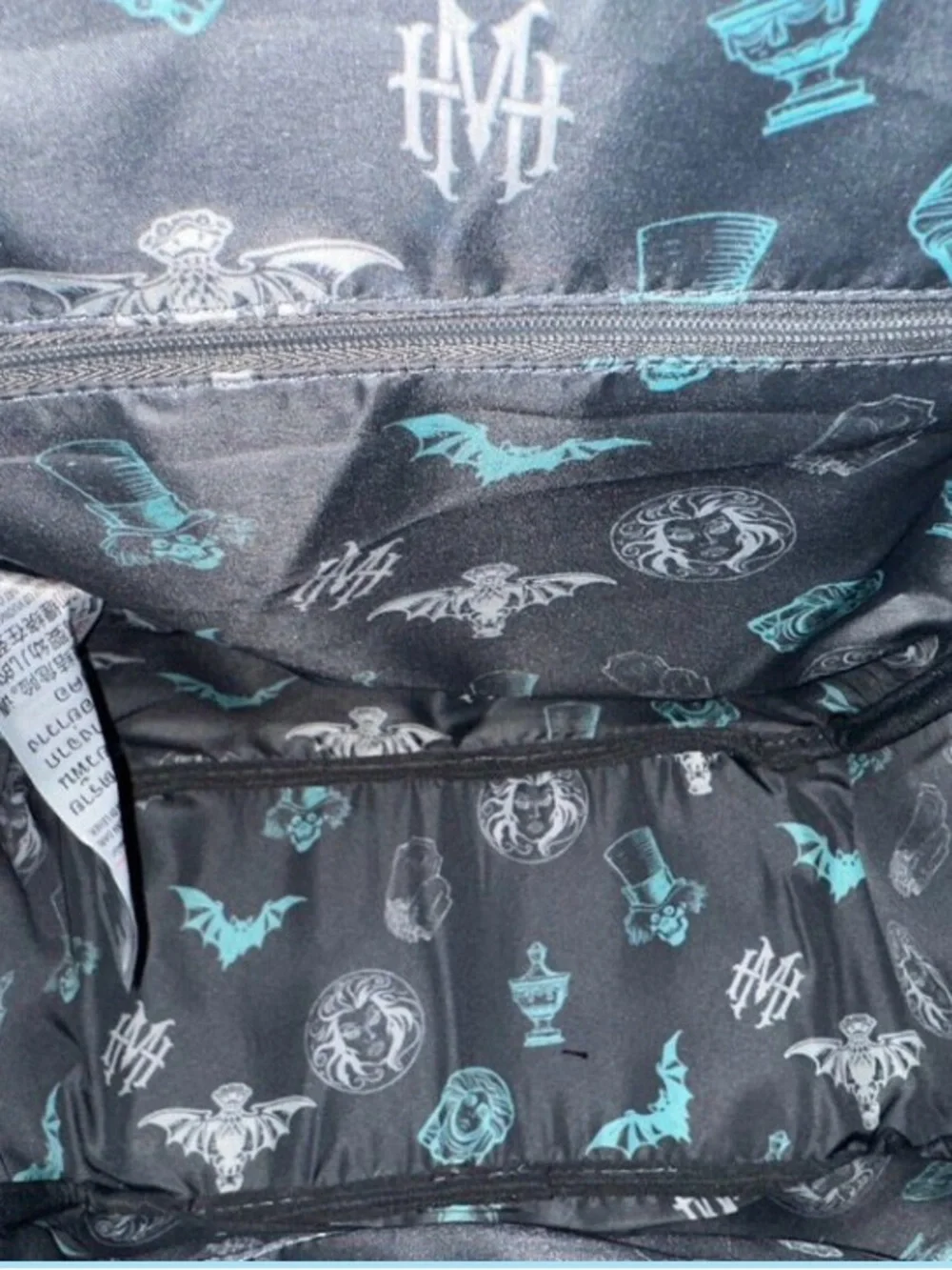 Disney Parks Haunted Mansion Canvas Loungefly Backpack